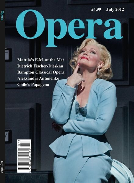 Opera – July 2012 Cover