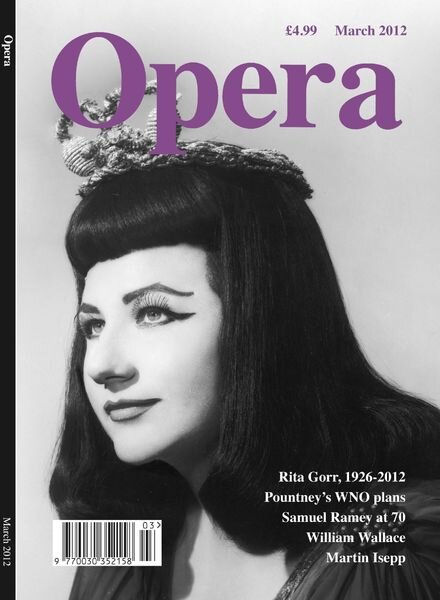 Opera – March 2012 Cover