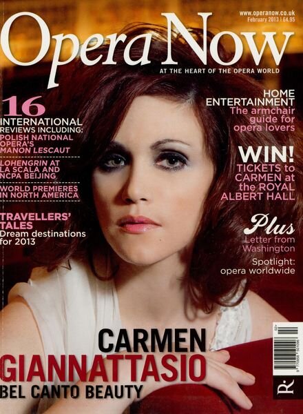 Opera Now – February 2013 Cover