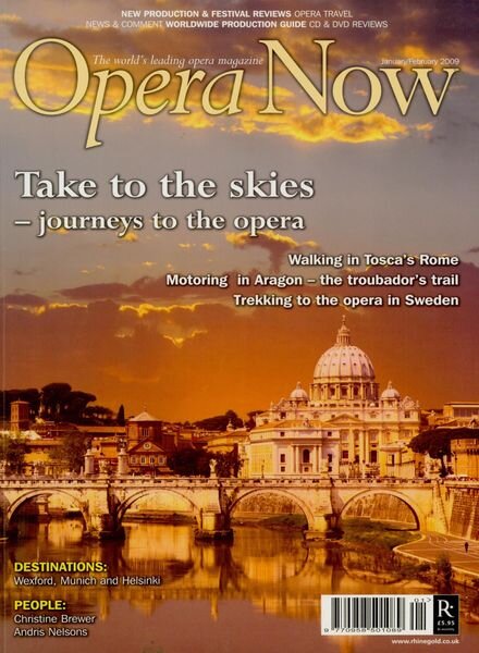 Opera Now – January-February 2009 Cover