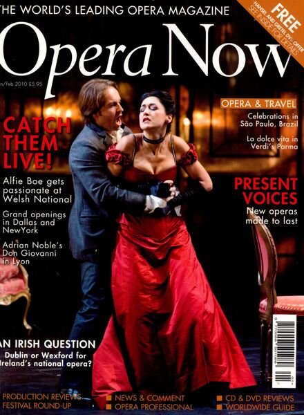 Opera Now – January-February 2010 Cover