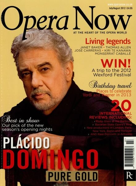 Opera Now – July-August 2012 Cover