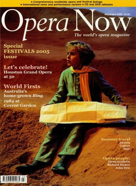 Opera Now – March-April 2005 Cover