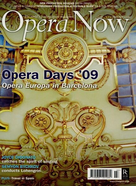 Opera Now – March-April 2009 Cover