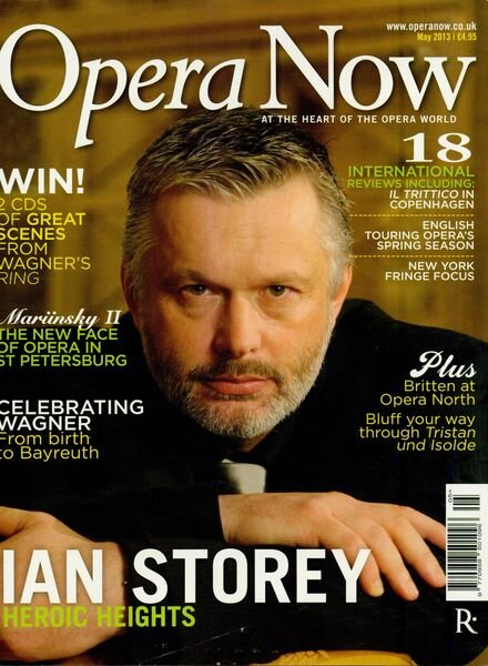Opera Now – May 2013 Cover