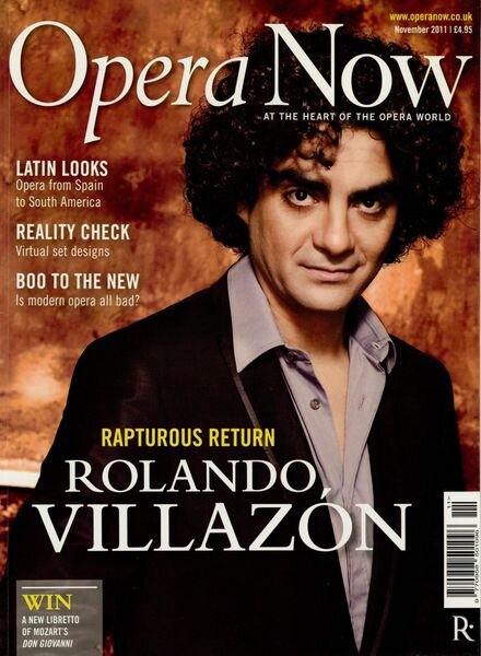 Opera Now – November 2011 Cover