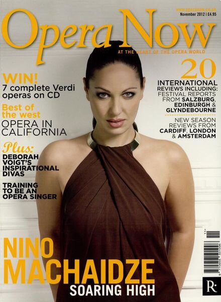 Opera Now – November 2012 Cover