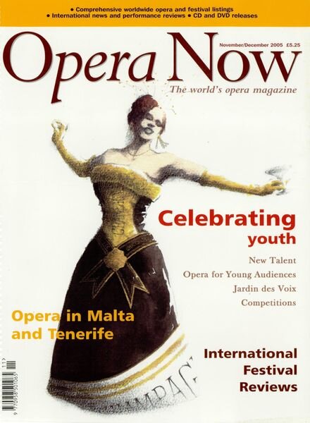 Opera Now – November-December 2005 Cover
