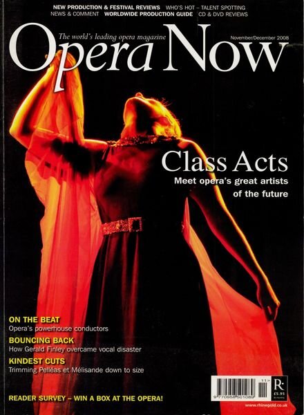 Opera Now – November-December 2008 Cover