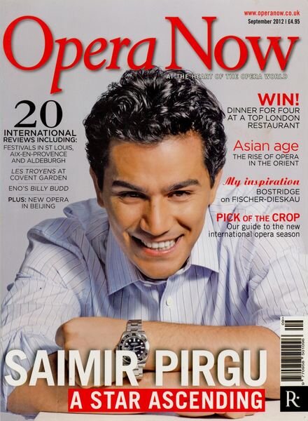 Opera Now – September 2012 Cover
