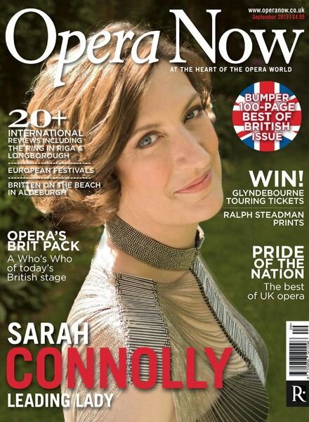 Opera Now – September 2013 Cover