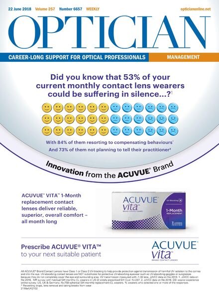 Optician – 22 June 2018 Cover