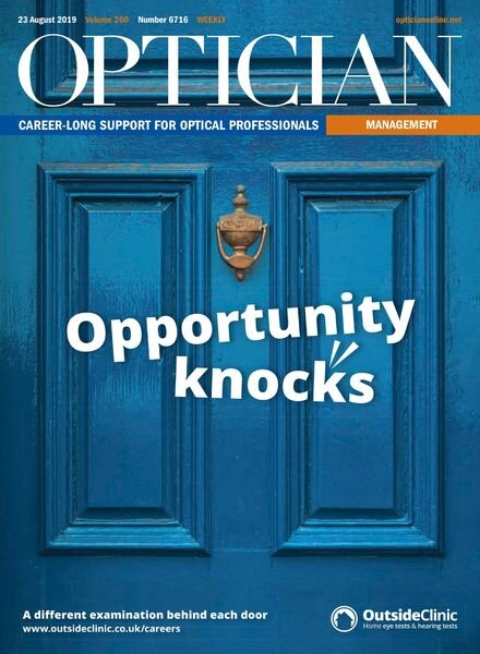 Optician – 23 August 2019 Cover