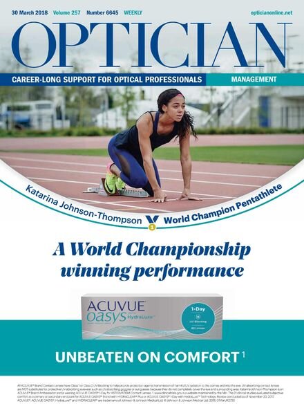 Optician – 30 March 2018 Cover