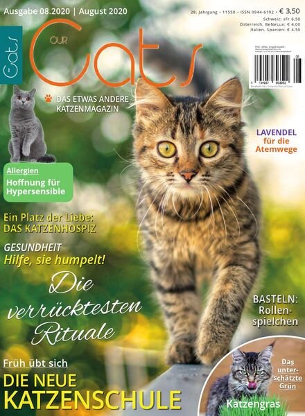 Our Cats – September 2020 Cover