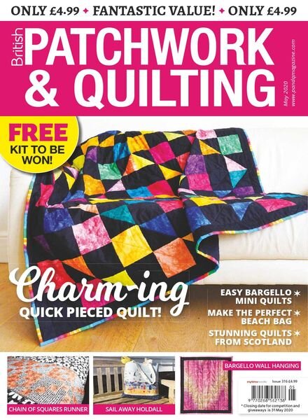 Patchwork & Quilting UK – May 2020 Cover
