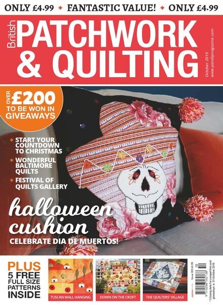Patchwork & Quilting UK – October 2019 Cover