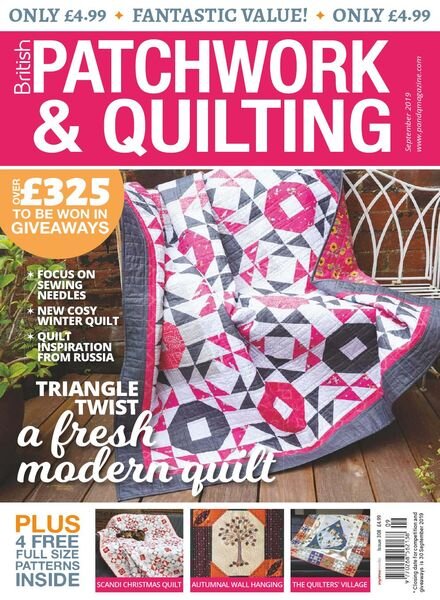 Patchwork & Quilting UK – September 2019 Cover