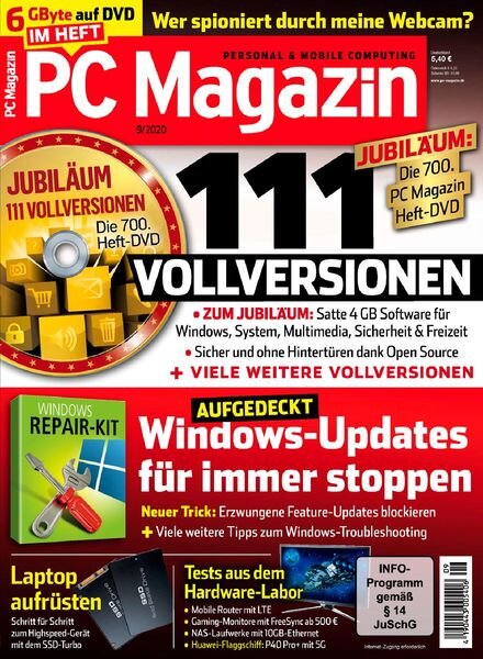PC Magazin – September 2020 Cover