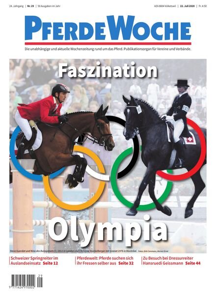 PferdeWoche – 22 Juli 2020 Cover
