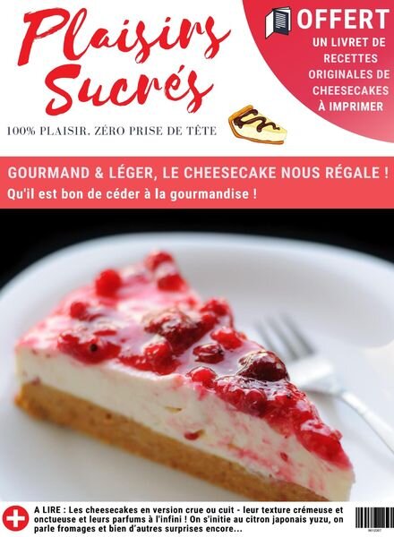 Plaisirs Sucres – N 7, 2020 Cover