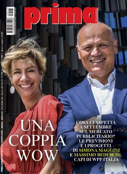 Prima Comunicazione – Agosto 2020 Cover