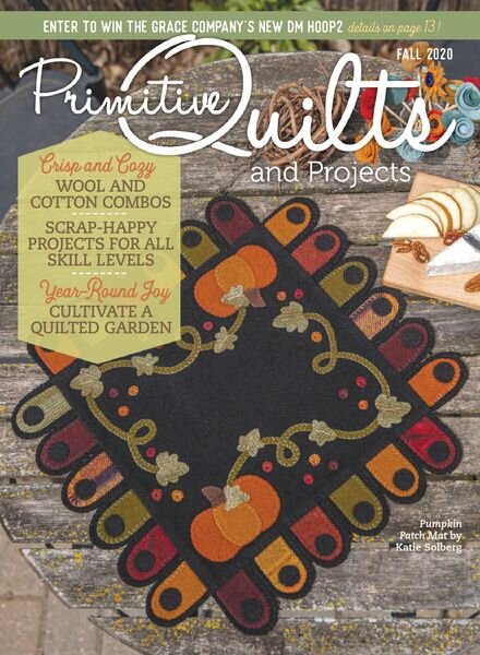 Primitive Quilts and Projects – July 2020 Cover