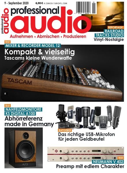 Professional Audio – September 2020 Cover