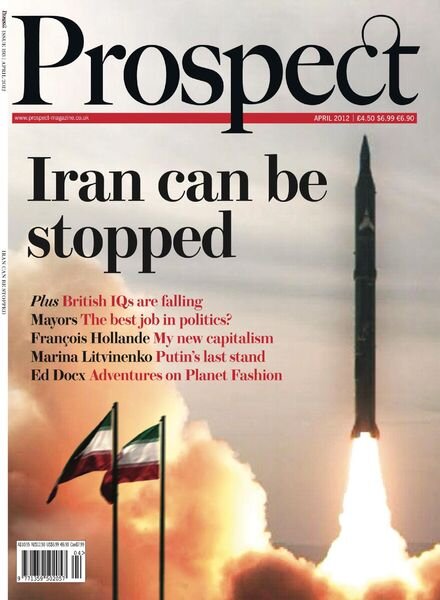 Prospect Magazine – April 2012 Cover