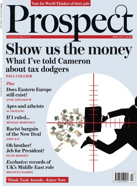 Prospect Magazine – April 2013 Cover