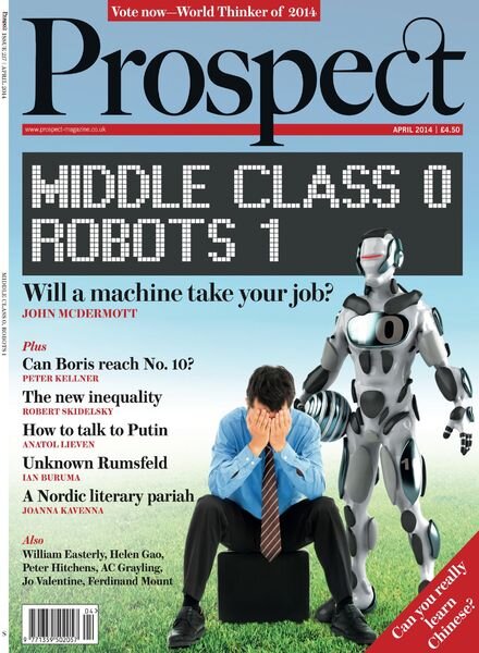 Prospect Magazine – April 2014 Cover