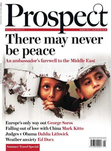 Prospect Magazine – August 2012 Cover