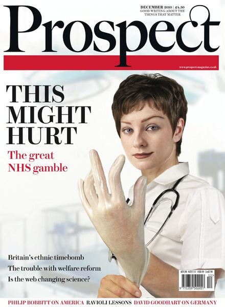 Prospect Magazine – December 2010 Cover