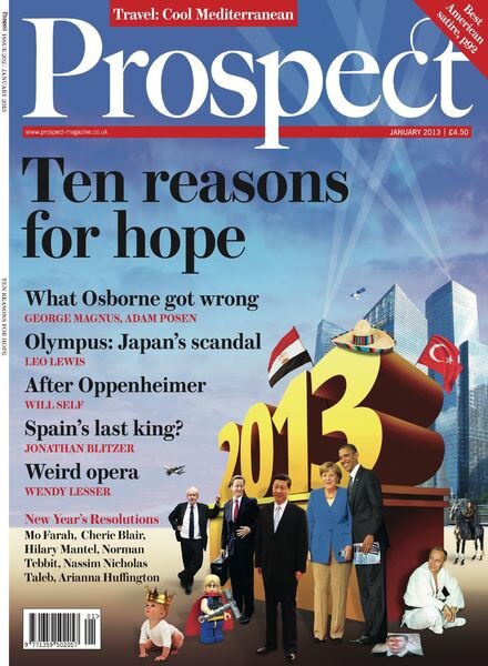 Prospect Magazine – January 2013 Cover