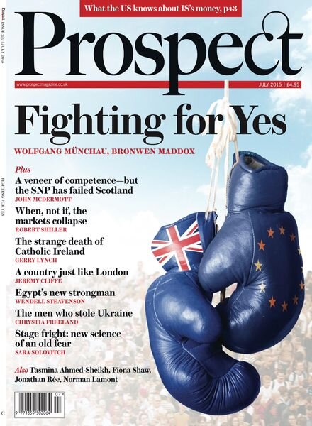 Prospect Magazine – July 2015 Cover