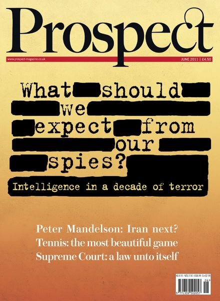 Prospect Magazine – June 2011 Cover