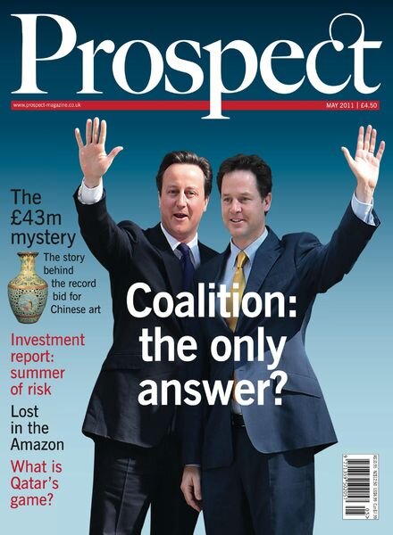 Prospect Magazine – May 2011 Cover