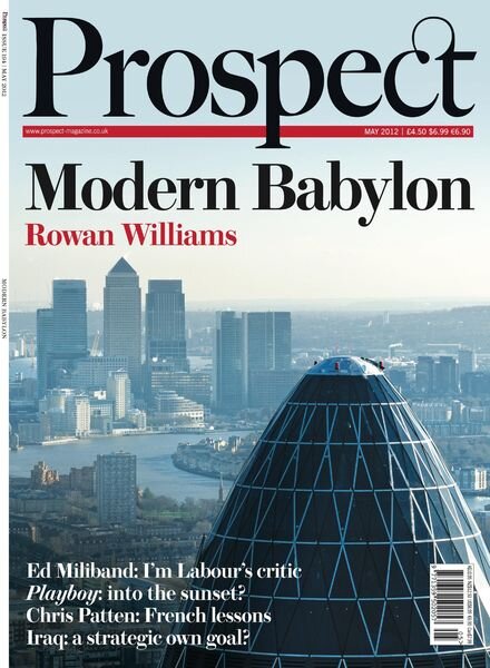Prospect Magazine – May 2012 Cover