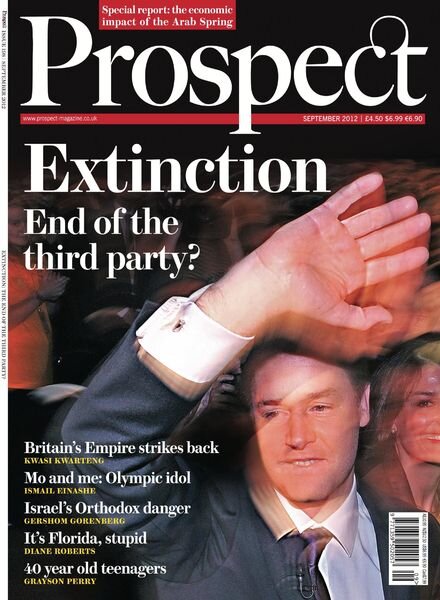 Prospect Magazine – September 2012 Cover