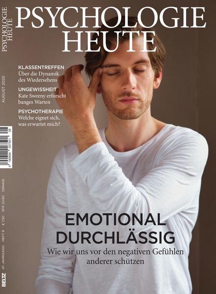 Psychologie Heute – 08 Juli 2020 Cover