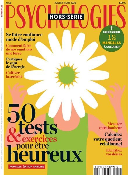 Psychologies – Hors-Serie N 58 – Juillet-Aout 2020 Cover