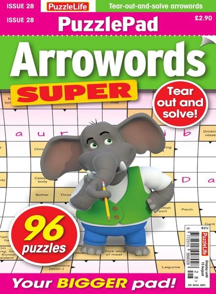 PuzzleLife PuzzlePad Arrowords Super – 16 July 2020 Cover