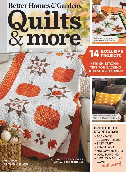 Quilts and More – July 2020 Cover