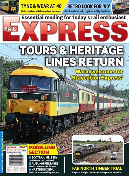 Rail Express – Issue 292 – September 2020 Cover