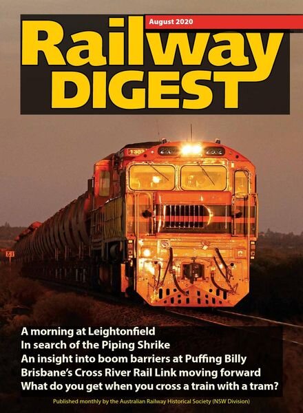 Railway Digest – August 2020 Cover