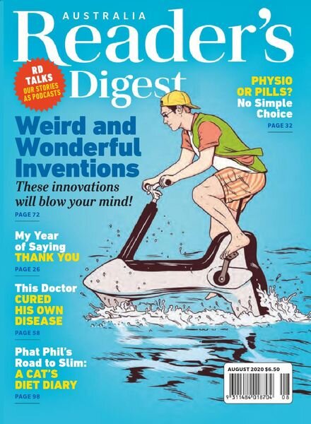 Reader’s Digest Australia & New Zealand – August 2020 Cover