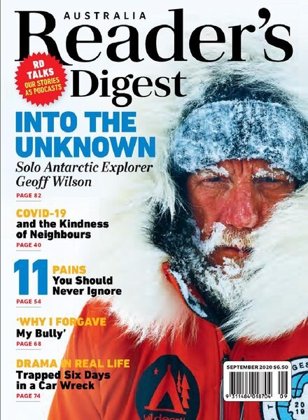 Reader’s Digest Australia & New Zealand – September 2020 Cover