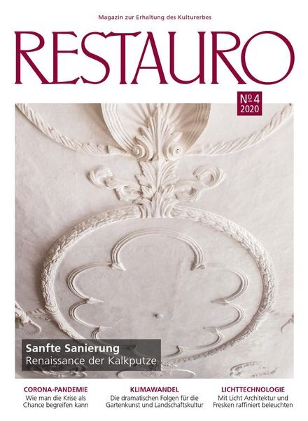 Restauro – Juli 2020 Cover