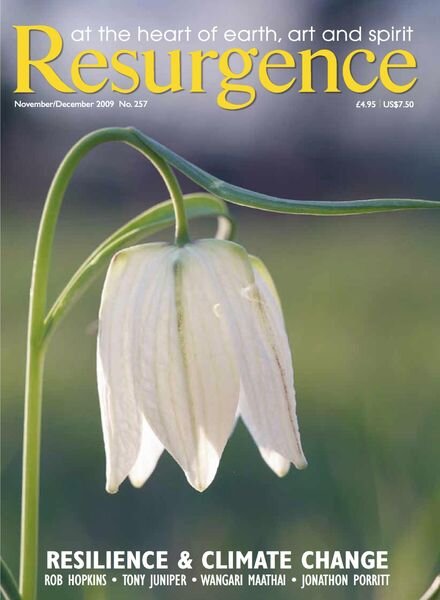 Resurgence & Ecologist – Resurgence, 257 – Nov-Dec 2009 Cover