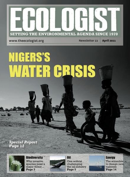 Resurgence & Ecologist – Ecologist Newsletter 22 – April 2011 Cover
